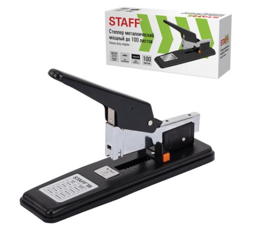 Степлер МОЩНЫЙ № 24/6-23/15 металлический STAFF 