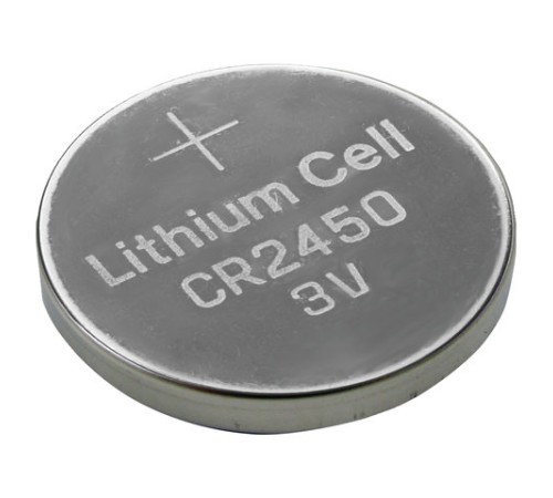 Батарейка литиевая GP Lithium CR2450 "таблетка, дисковая, кнопочная" 1 шт., блистер, CR2450-2C1