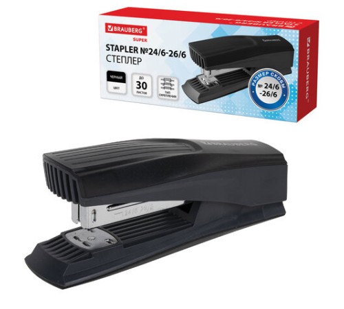 Степлер № 24/6, 26/6 BRAUBERG 