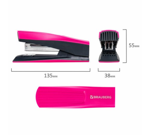 Степлер №24/6, 26/6 BRAUBERG 