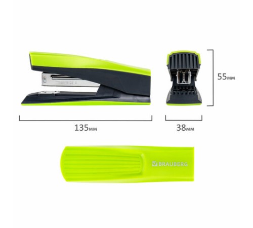 Степлер №24/6, 26/6 BRAUBERG 