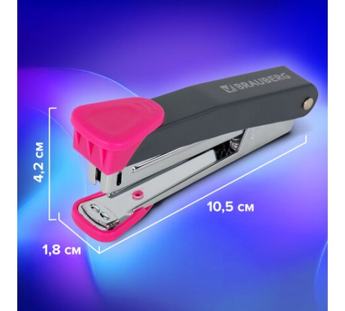 Степлер №10 металлический BRAUBERG 