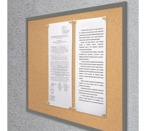 Силовые кнопки-гвоздики BRAUBERG WOOD, деревянные (шарики), 50 штук, 10 мм, 272761