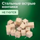 Силовые кнопки-гвоздики BRAUBERG WOOD, деревянные (кубики), 50 штук, 10 мм, 272762