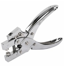 Дырокол металлический на 1 отверстие для люверса до 30 л., диаметр отверстия 5 мм, BRAUBERG, 272763