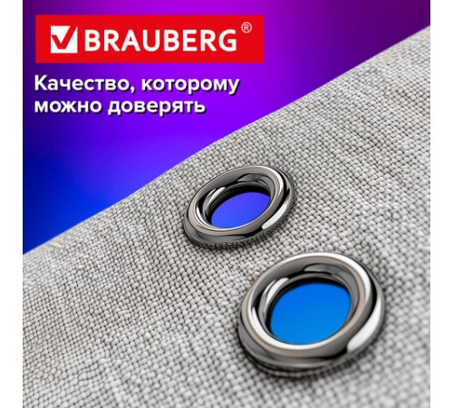 Люверсы серебристые КОМПЛЕКТ 250 шт., внутренний диаметр 4,8 мм, длина 4,6 мм, BRAUBERG, 272765
