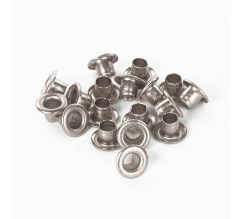 Люверсы серебристые КОМПЛЕКТ 250 шт., внутренний диаметр 4,8 мм, длина 4,6 мм, BRAUBERG, 272765