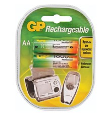 Батарейки аккумуляторные Ni-Mh пальчиковые КОМПЛЕКТ 2 шт., АА (HR6) 1800 mAh, GP, 180AAHC-2DECRC2