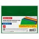 Папка-конверт с кнопкой КОМПЛЕКТ 10 шт., А4, А5 по 5 шт., цвета ассорти, BRAUBERG, 0,18 мм, 272868