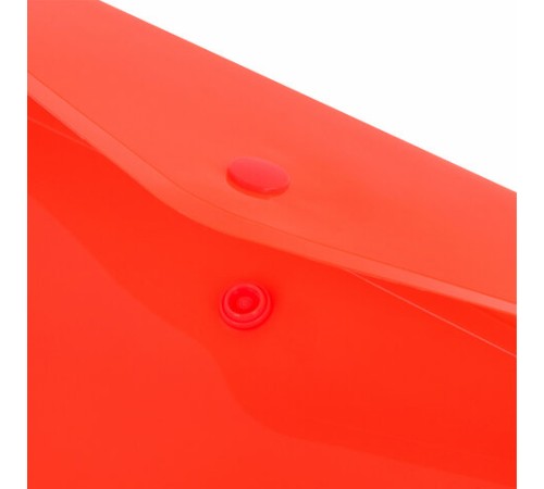 Папка-конверт с кнопкой КОМПЛЕКТ 10 шт., А4, А5 по 5 шт., цвета ассорти, BRAUBERG, 0,18 мм, 272868