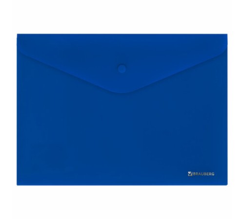 Папка-конверт с кнопкой BRAUBERG 