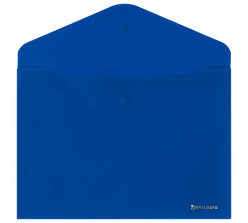 Папка-конверт с кнопкой BRAUBERG 