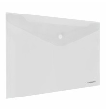 Папка-конверт с кнопкой BRAUBERG 