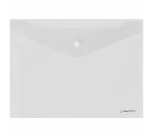 Папка-конверт с кнопкой BRAUBERG 