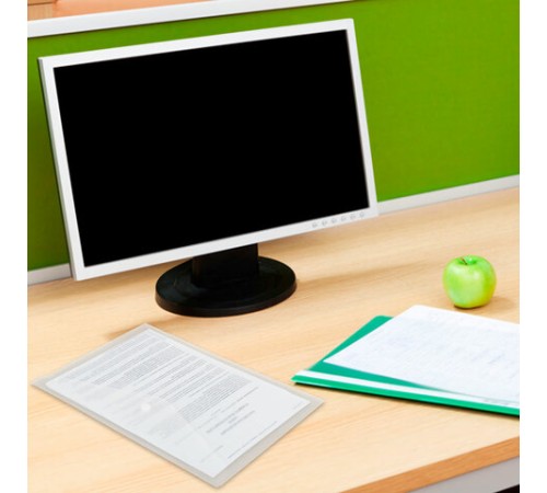 Папка-конверт с кнопкой BRAUBERG 