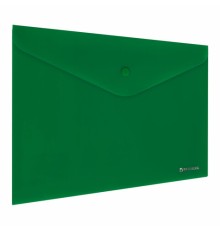 Папка-конверт с кнопкой BRAUBERG 