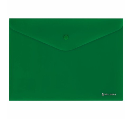 Папка-конверт с кнопкой BRAUBERG 
