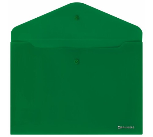 Папка-конверт с кнопкой BRAUBERG 
