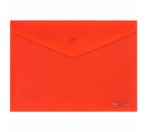 Папка-конверт с кнопкой BRAUBERG 