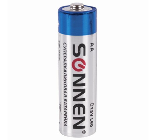 Батарейки КОМПЛЕКТ 10 шт., SONNEN Super Alkaline, АА (LR6,15А), алкалиновые, пальчиковые, в коробке, 454231 Батарейки КОМПЛЕКТ 10 шт., SONNEN Super Alkaline, АА (LR6,15А), алкалиновые, пальчиковые, в коробке, 454231