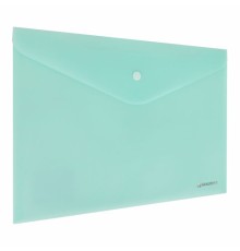 Папка-конверт с кнопкой BRAUBERG 