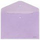 Папка-конверт с кнопкой BRAUBERG Pastel, А4, матовая непрозрачная лиловая, ПРОЧНАЯ, 0,2 мм, 272881