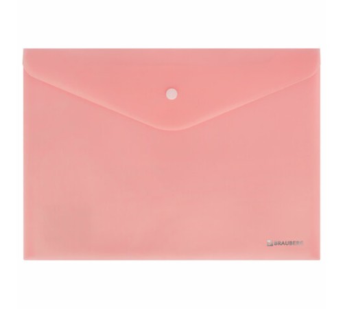 Папка-конверт с кнопкой BRAUBERG 