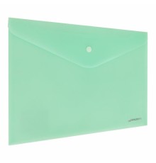 Папка-конверт с кнопкой BRAUBERG 