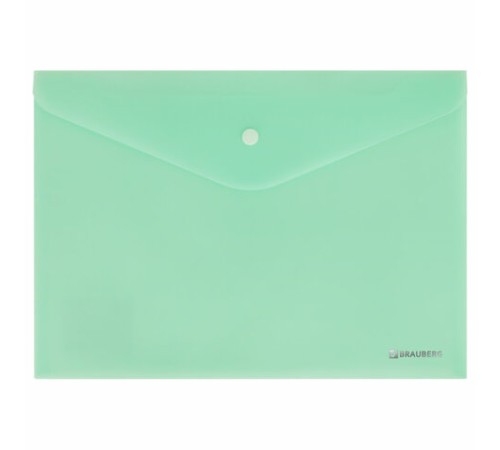Папка-конверт с кнопкой BRAUBERG 
