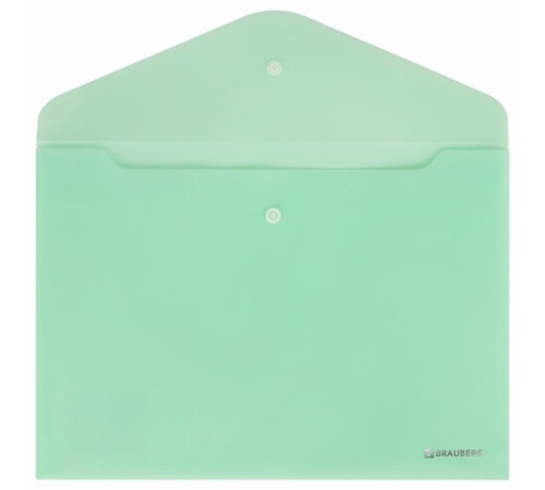 Папка-конверт с кнопкой BRAUBERG 
