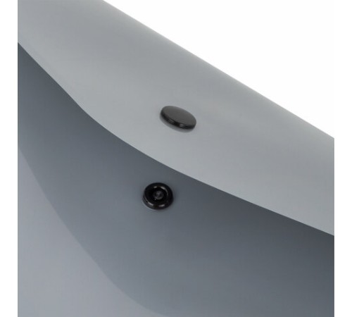 Папка-конверт с кнопкой СЕРЕБРИСТАЯ BRAUBERG 