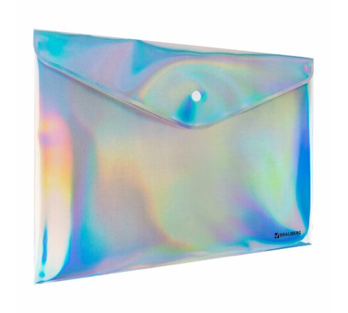 Папка-конверт с кнопкой BRAUBERG 