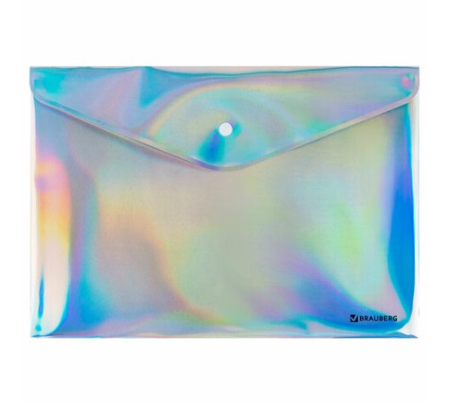 Папка-конверт с кнопкой BRAUBERG 