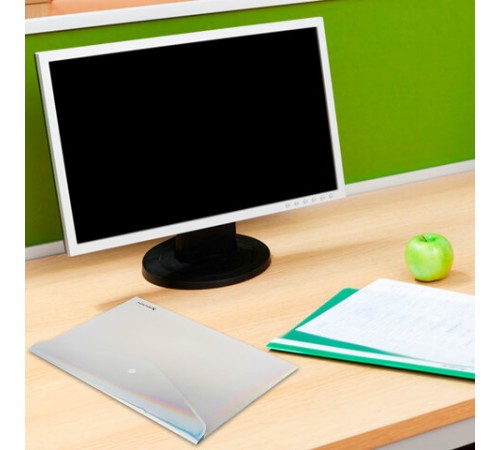 Папка-конверт с кнопкой BRAUBERG 