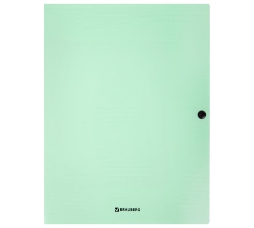 Папка на кнопке пластиковая BRAUBERG 