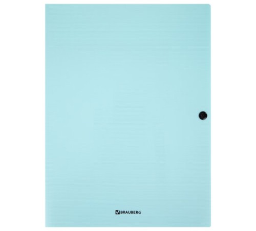 Папка на кнопке пластиковая BRAUBERG 