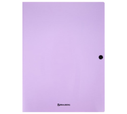 Папка на кнопке пластиковая BRAUBERG 