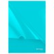 Папка-уголок жесткая, непрозрачная, А4, цвет аквамарин, 0,15 мм, BRAUBERG PASTEL, 272889