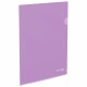Папка-уголок жесткая, непрозрачная, А4, цвет лиловый, 0,15 мм, BRAUBERG PASTEL, 272890