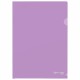 Папка-уголок жесткая, непрозрачная, А4, цвет лиловый, 0,15 мм, BRAUBERG PASTEL, 272890