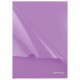 Папка-уголок жесткая, непрозрачная, А4, цвет лиловый, 0,15 мм, BRAUBERG PASTEL, 272890