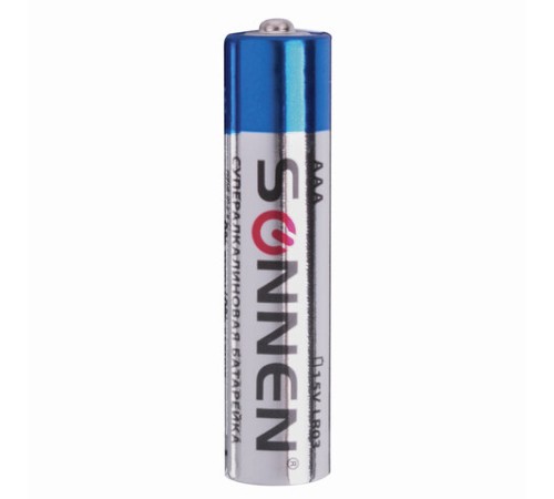Батарейки КОМПЛЕКТ 10 шт., SONNEN Super Alkaline, AAA (LR03, 24А), алкалиновые, мизинчиковые, короб, 454232 Батарейки КОМПЛЕКТ 10 шт., SONNEN Super Alkaline, AAA (LR03, 24А), алкалиновые, мизинчиковые, короб, 454232