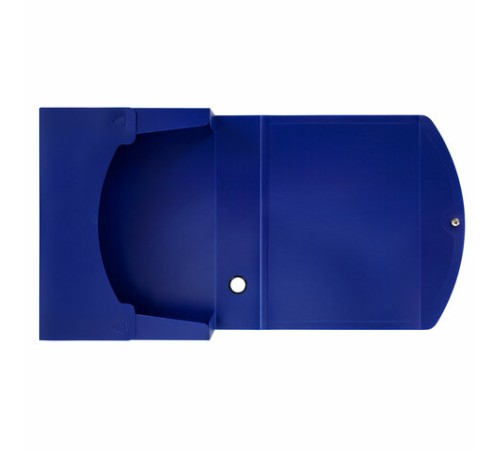 Короб архивный 330х245х70 мм, пластик, разборный, до 600 листов, синий, 0,9 мм, BRAUBERG EXTRA, 272893