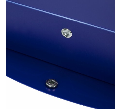 Короб архивный 330х245х70 мм, пластик, разборный, до 600 листов, синий, 0,9 мм, BRAUBERG EXTRA, 272893