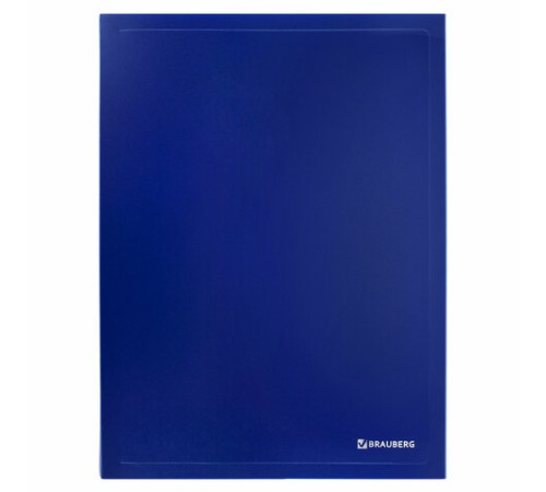 Короб архивный 330х245х100 мм, пластик разборный, до 900 листов, синий, 0,9 мм, BRAUBERG EXTRA, 272894