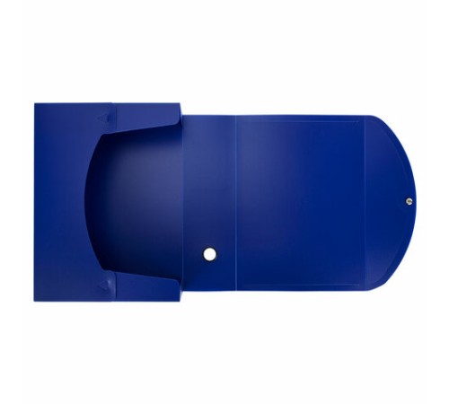 Короб архивный 330х245х100 мм, пластик разборный, до 900 листов, синий, 0,9 мм, BRAUBERG EXTRA, 272894