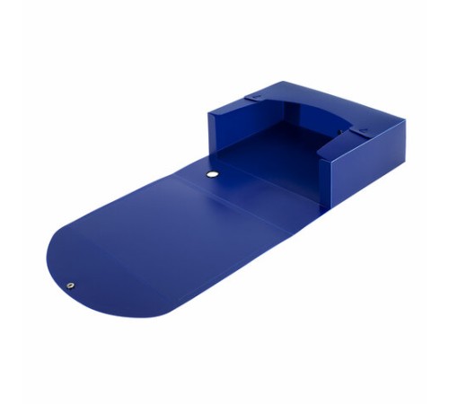 Короб архивный 330х245х100 мм, пластик разборный, до 900 листов, синий, 0,9 мм, BRAUBERG EXTRA, 272894