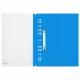 Скоросшиватель пластиковый с перфорацией BRAUBERG EXTRA, А4, 140/180 мкм, синий, 272895