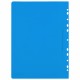 Скоросшиватель пластиковый с перфорацией BRAUBERG EXTRA, А4, 140/180 мкм, синий, 272895