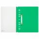 Скоросшиватель пластиковый с перфорацией BRAUBERG EXTRA, А4, 140/180 мкм, зеленый, 272896